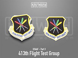 Kitsworld SAV Sticker - USAAF - 413th Flight Test Group 